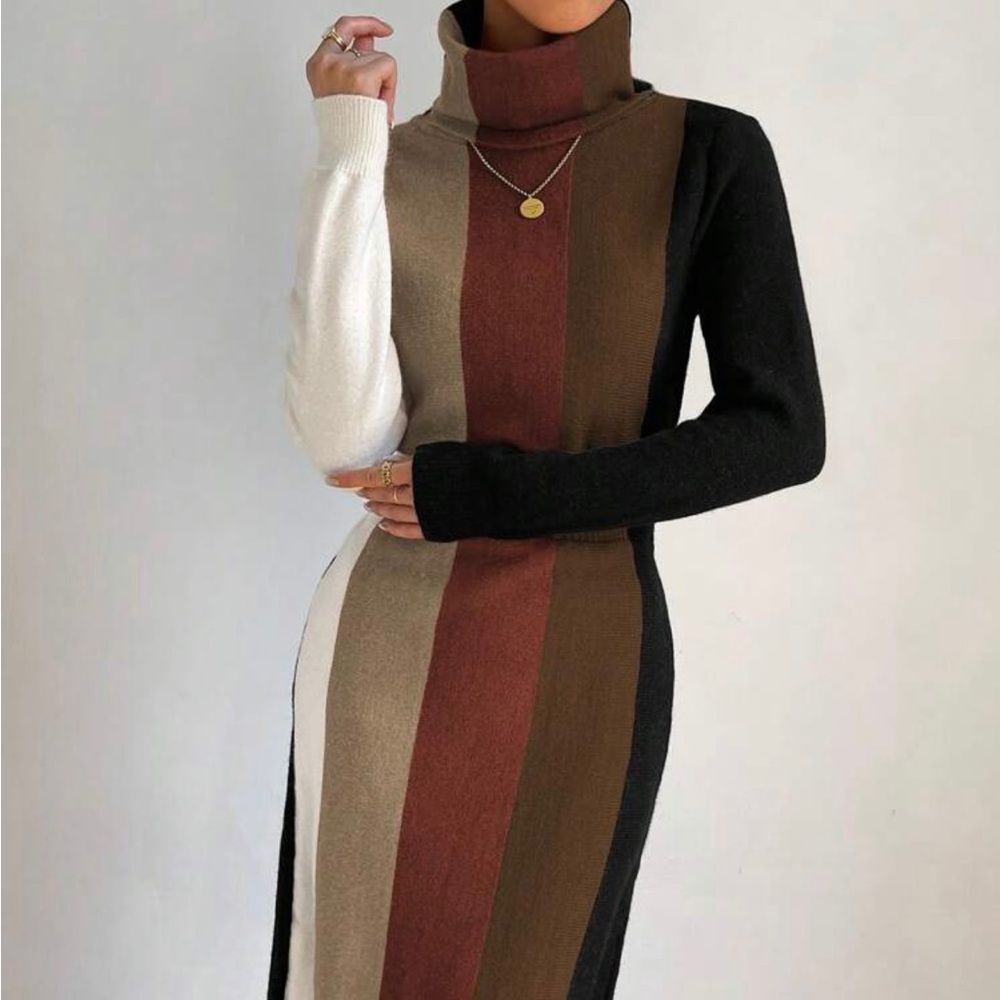 Sweater dress Fall dress - Picture 3 of 5